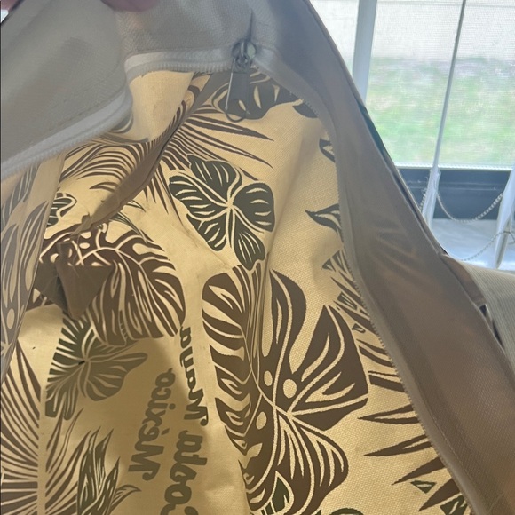 #1075* Unisex Costa Maya Mexico Tropical Tote Bag - Green and Brown - Picture 4 of 4